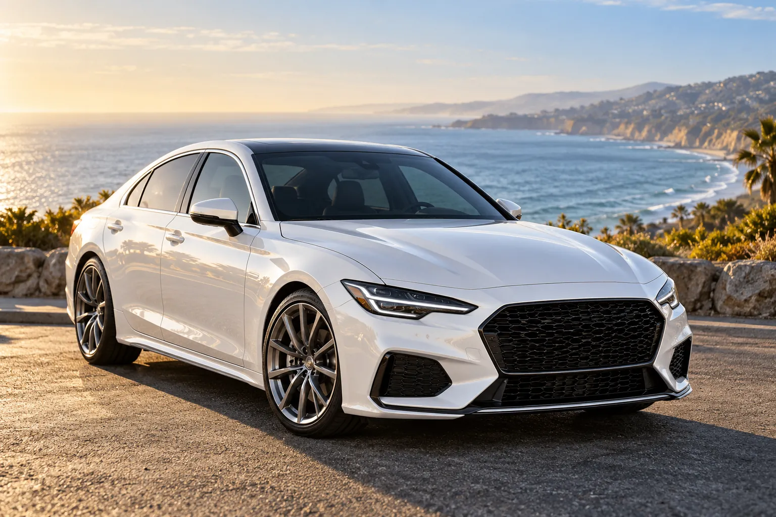 Fictional portfolio photo showing a detailed car